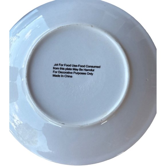 Set of 3 Coffee Decorative Collector Plates Latte Cappuccino Mocha Themes 8" - Picture 3 of 8